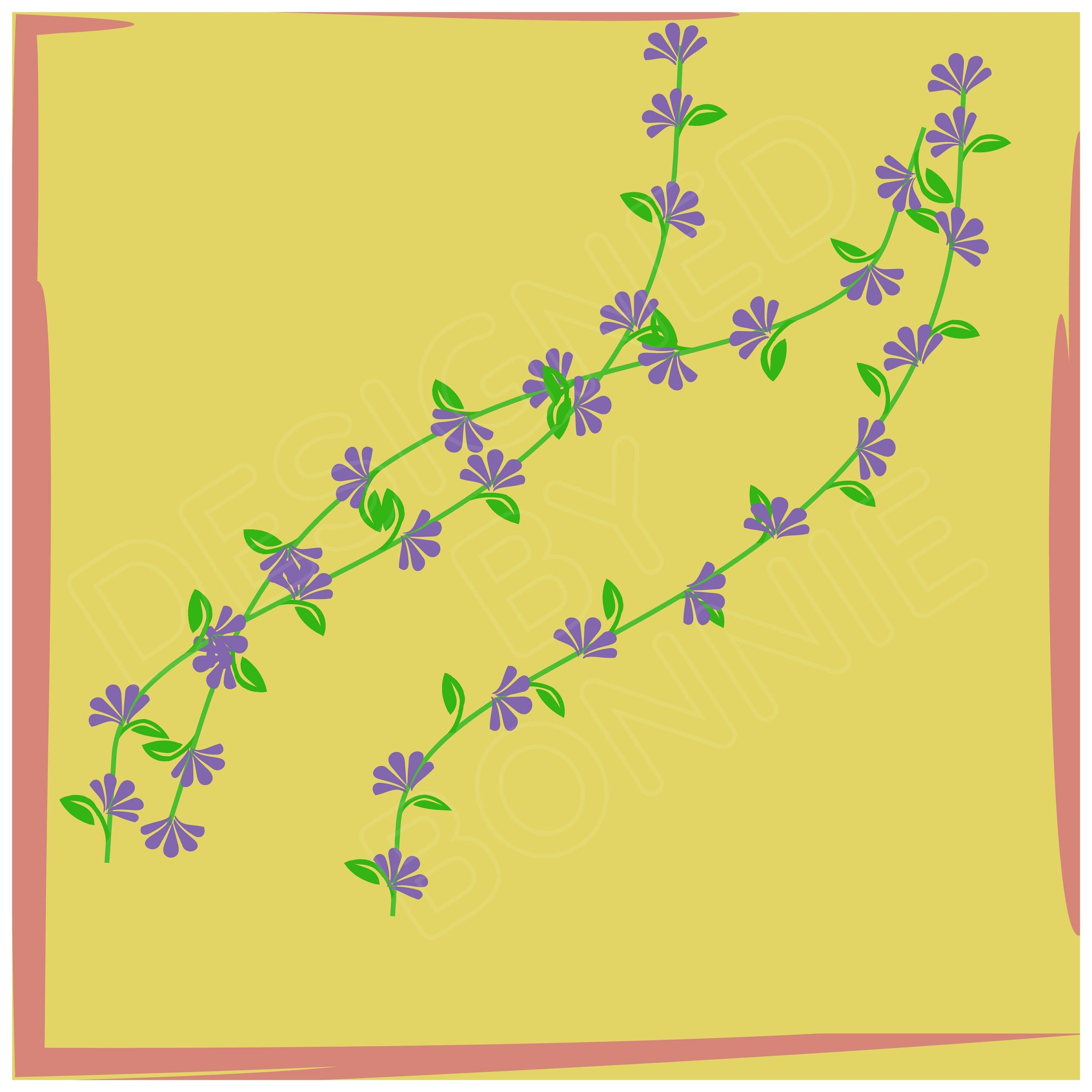 Digital Floral Papers Colored Designs Craft Papers Etsy