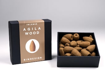 Conos de incienso de reflujo Agilawood - zen, natural, puro