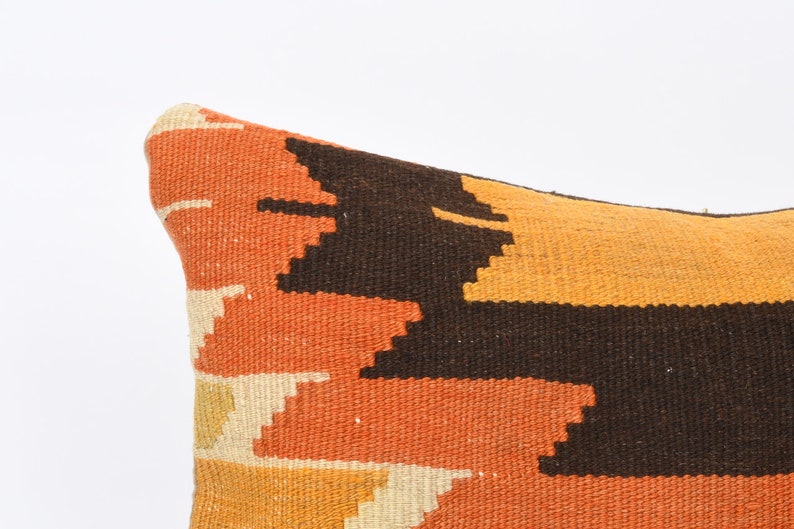 Home Decor Tribal Pillow Boho Pillow Decorative Throw Pillow Bohemian Pillow Sofa Aztec Pillow 12x24 Pillow Case Ethnic Kilim Pillow