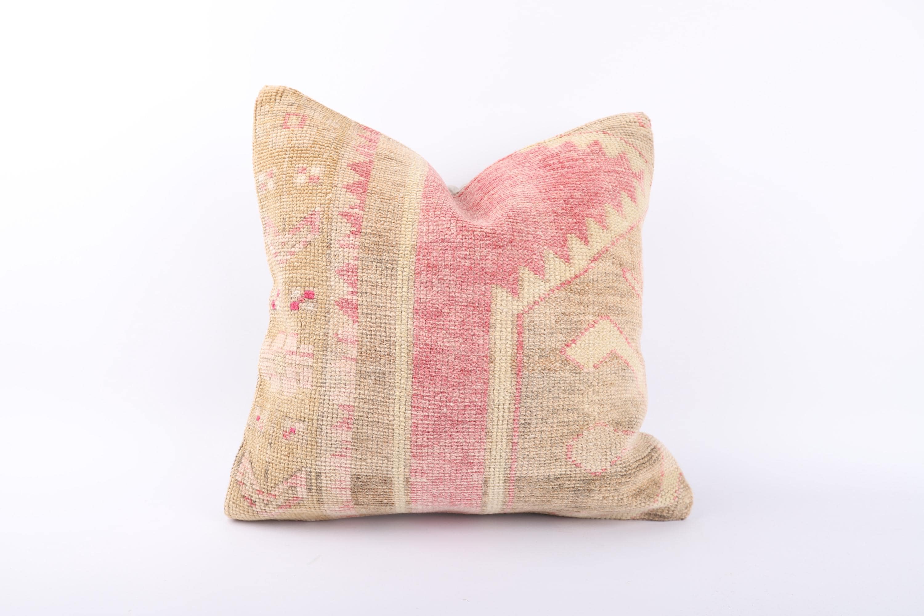 18x18 Turkish Kilim Pillow, Handwoven Kilim Pillow, Sofa Throw Pillow, Cushion Cover, Bohemian Kilim Pillow, Couch Aztec Pillow, Home Decor