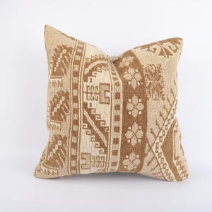 Handwoven Kilim Pillow, 18x18 Pillow Case, Turkish Kilim Pillow, Bohemian Kilim Pillow, Throw Pillow, Boho Pillow, Floor Cushion Cover
