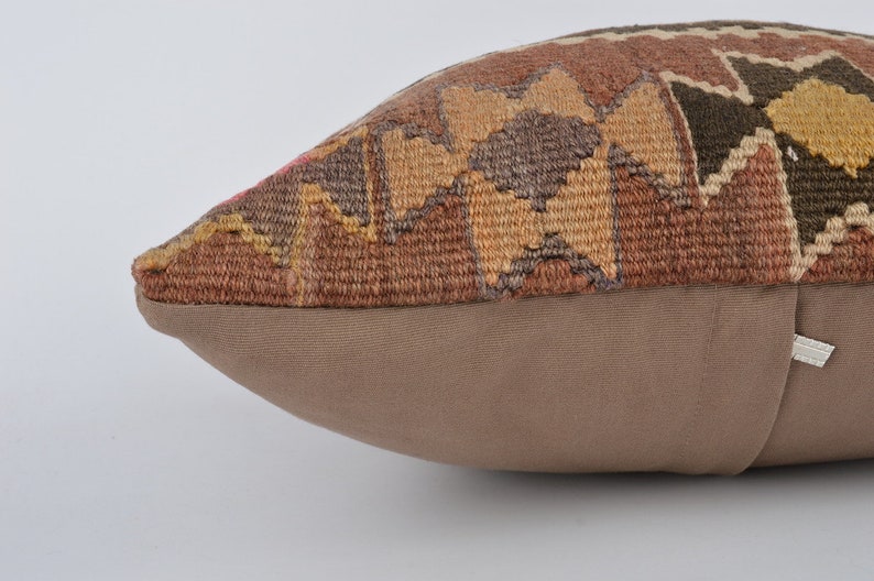 Kilim Cushion Cover Home Decor Sofa Throw Pillow 16x16 Bohemian Kilim Pillow Lumbar Pillow Decorative Throw Pillow Boho Kilim Lumbar