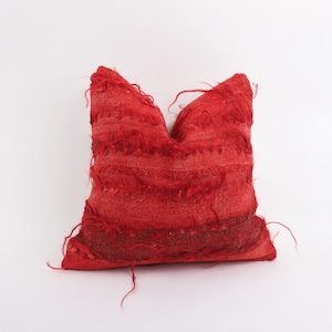 Strukturiertes Kelim Kissen, 16x16 Kissenbezug, Handgewebtes Kelim Kissen, Boho Kelim Kissen, Dekokissen, Csuhion Bezug, Wohnkultur