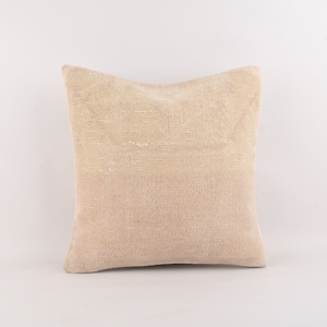 Ethnic Kilim Pillow 18x18 Bohemian Kilim Pillow, Home Decor, Boho Carpet Pillow, Decorative Kilim Pillow, Accent Couch Pillow, Turkey Pillow