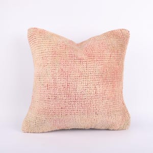 Ethnic Kilim Pillow, 18x18 Turkish Kilim Pillow, Bohemian Kilim Pillow, Throw Pillow, Handmade Kilim Lumbar, Cushion Cover, Turkey Pillow