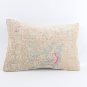 Ethnic Kilim Pillow, 16x24 Pillow Cover, Turkish Kilim Pillow, Throw Pillow, Handwoven Kilim Pillow, Kilim Cushion Cover, Aztec Pillow Cover