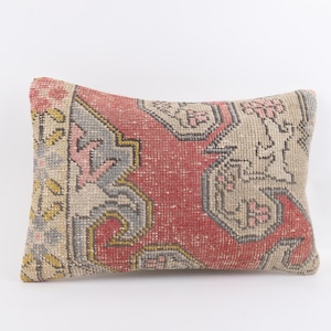 16x24 Ethnic Kilim Pillow, Handwoven Kilim Pillow, Decorative Turkish Kilim Pillow, Bohemian Kilim Pillow, Sofa Throw Pillow, Cushion Cover