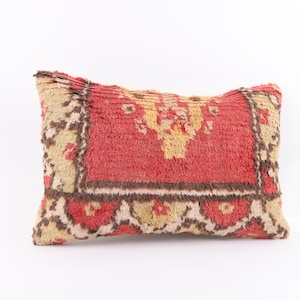 Vintage Kilim Pillow, 16x24 Turkish Kilim Pillow, Decorative Throw Pillow, Bohemian Kilim Pillow, Handwoven Kilim Pillow, Cushion Cover