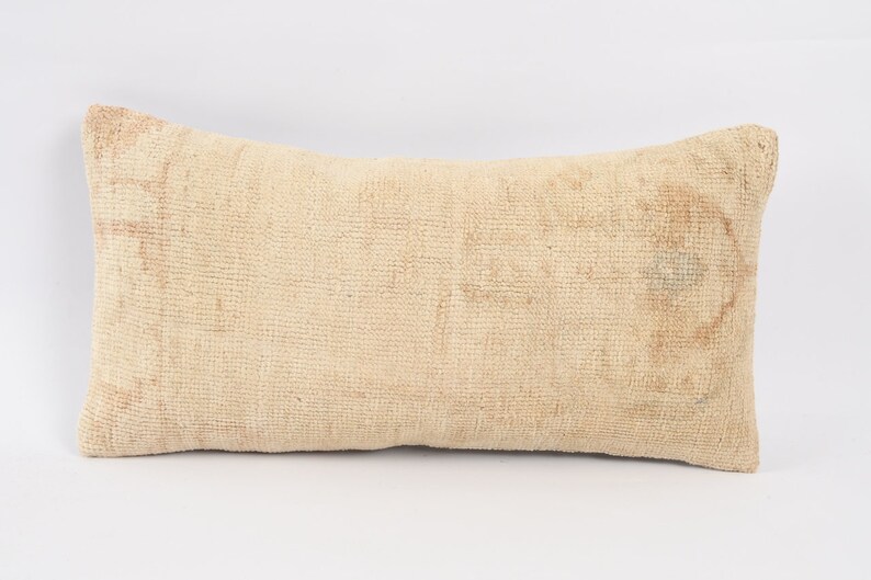 Turkish Kilim Pillow Turkey Pillow 12x24 Kilim Pillow Cotton Accent Pillow Handmade Kilim Pillow Bohemian Kilim Pillow Throw Pillow