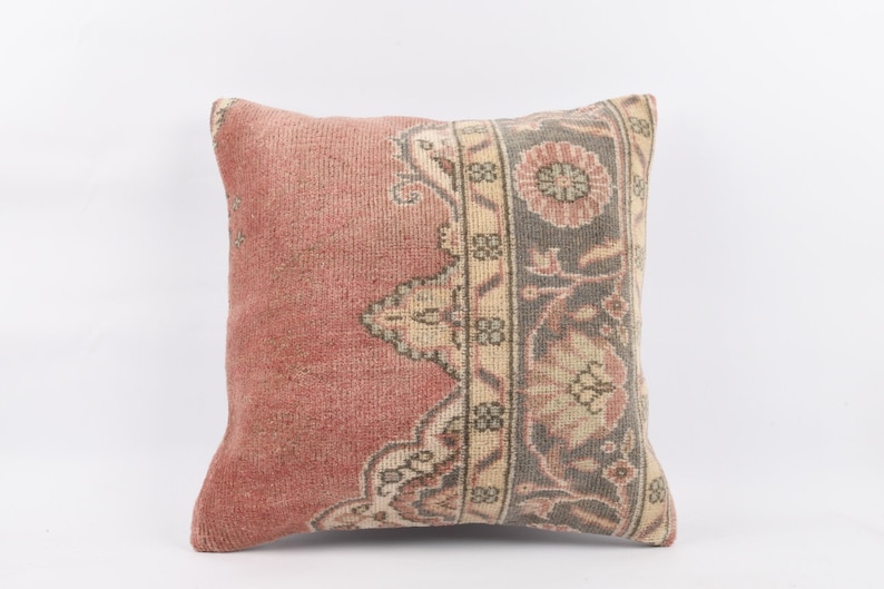 Accent Pillow Tribal Pillow Throw Pillow Boho Pillow Bohemian Kilim Pillow 24x24 Turkish Kilim Pillow Cushion Cover Kilim Pillow