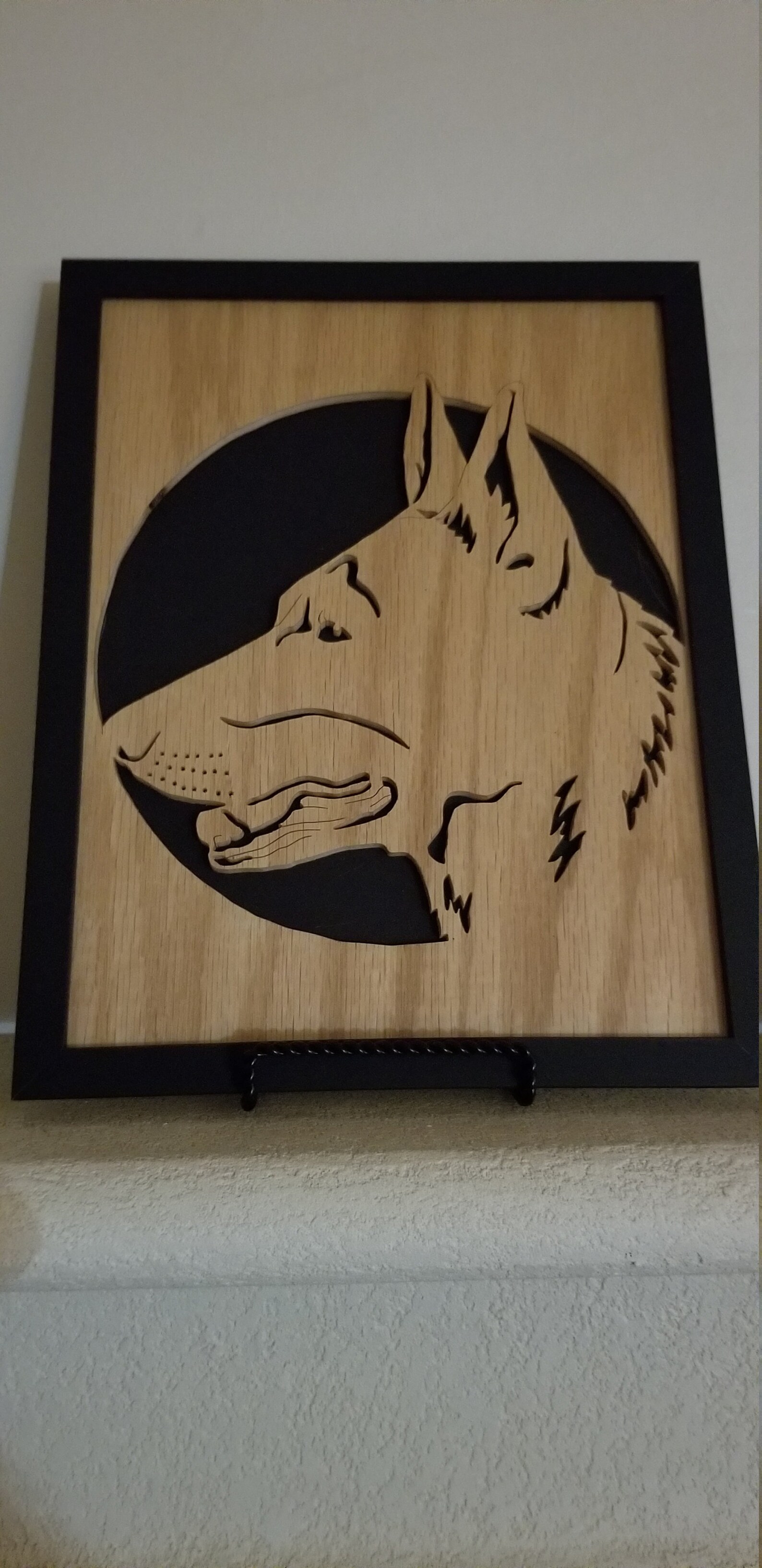 German Shepherd Scroll Saw Cutout German Shepherd Lovers Etsy