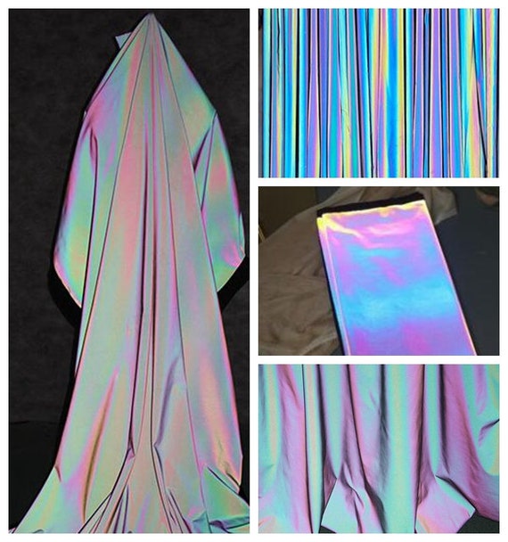 Northern Lights Fabric, Reflective Fabric, Laser Illusion Fabric, Luminous  Fabric, by the Yard for Cosplay 