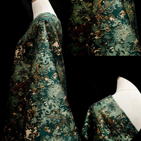 Green - Prewashed Cotton Jacquard Fabric 27