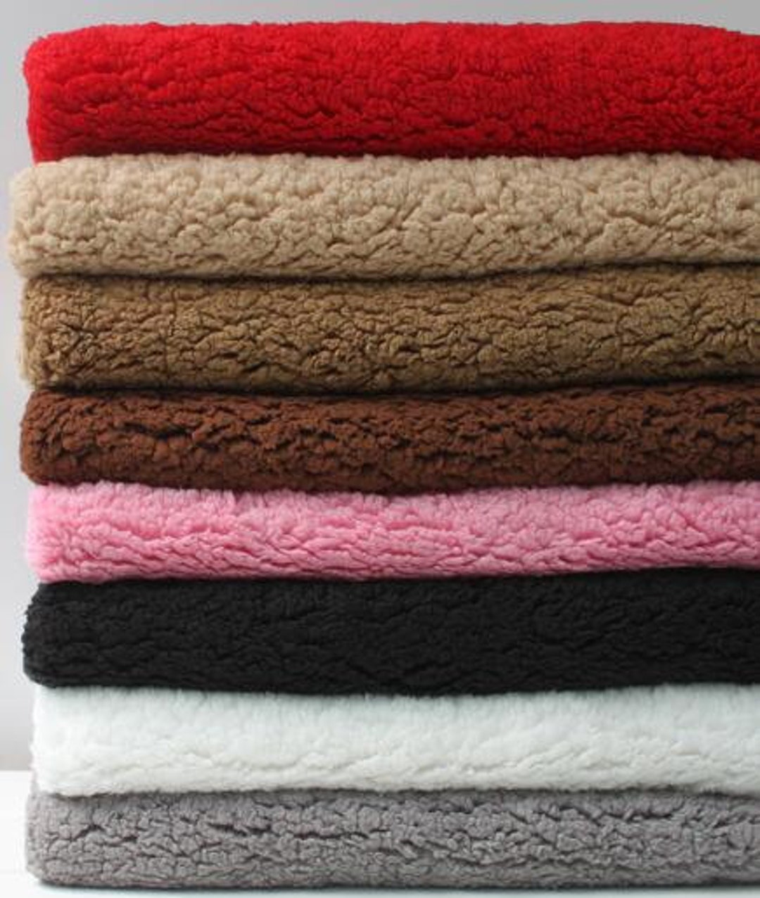 9 Color Comfortable Fabric Cotton Plush Fabric Soft Warm Etsy