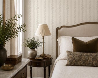 Briar Lane Wallpaper. Color: Nude. Peel and Stick Wallpaper. Removable. Accent Wall. Many Colours Available. *