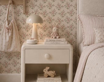 Wandering Garden Wallpaper. Peel and Stick Wallpaper. Removable. Accent Wall. Many Colours Available. *