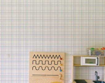 Waverly Plaid Wallpaper. Peel and Stick Wallpaper. Removable. Accent Wall. Many Colours Available. *