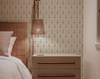 Little Isola Bella Wallpaper. Peel and Stick Wallpaper. Removable. Accent Wall. Many Colours Available. *
