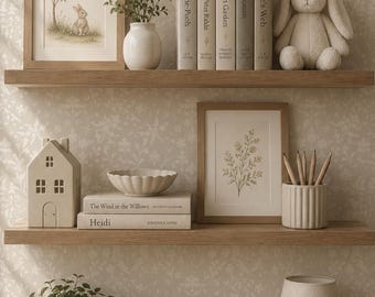 Lancaster Wallpaper. Color: Nude. Peel and Stick Wallpaper. Removable. Accent Wall. Many Colours Available. *