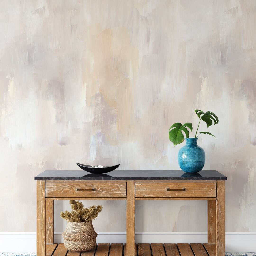Hand Painted Venetian Wallpaper. Neutral Colors. Peel and Stick and ...