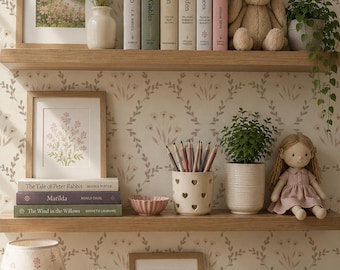 Little Glen Wallpaper. Peel and Stick Wallpaper. Removable. Accent Wall. Many Colours Available. *