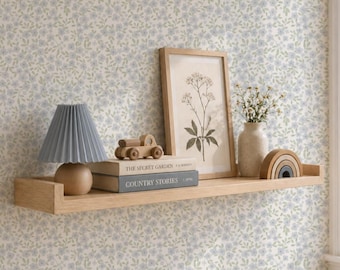 Mathis Floral Wallpaper. Peel and Stick Wallpaper. Removable. Accent Wall. Many Colours Available. *