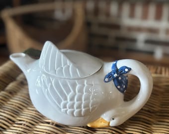 ヴィンテージ グース ティーポット 1980年代