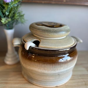 Beauceware vintage XL Tureen hand made pottery from Canada