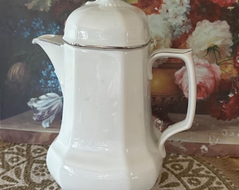 Bule de café/chá vintage Seltmann Weiden Bavaria "Mirabell" em porcelana
