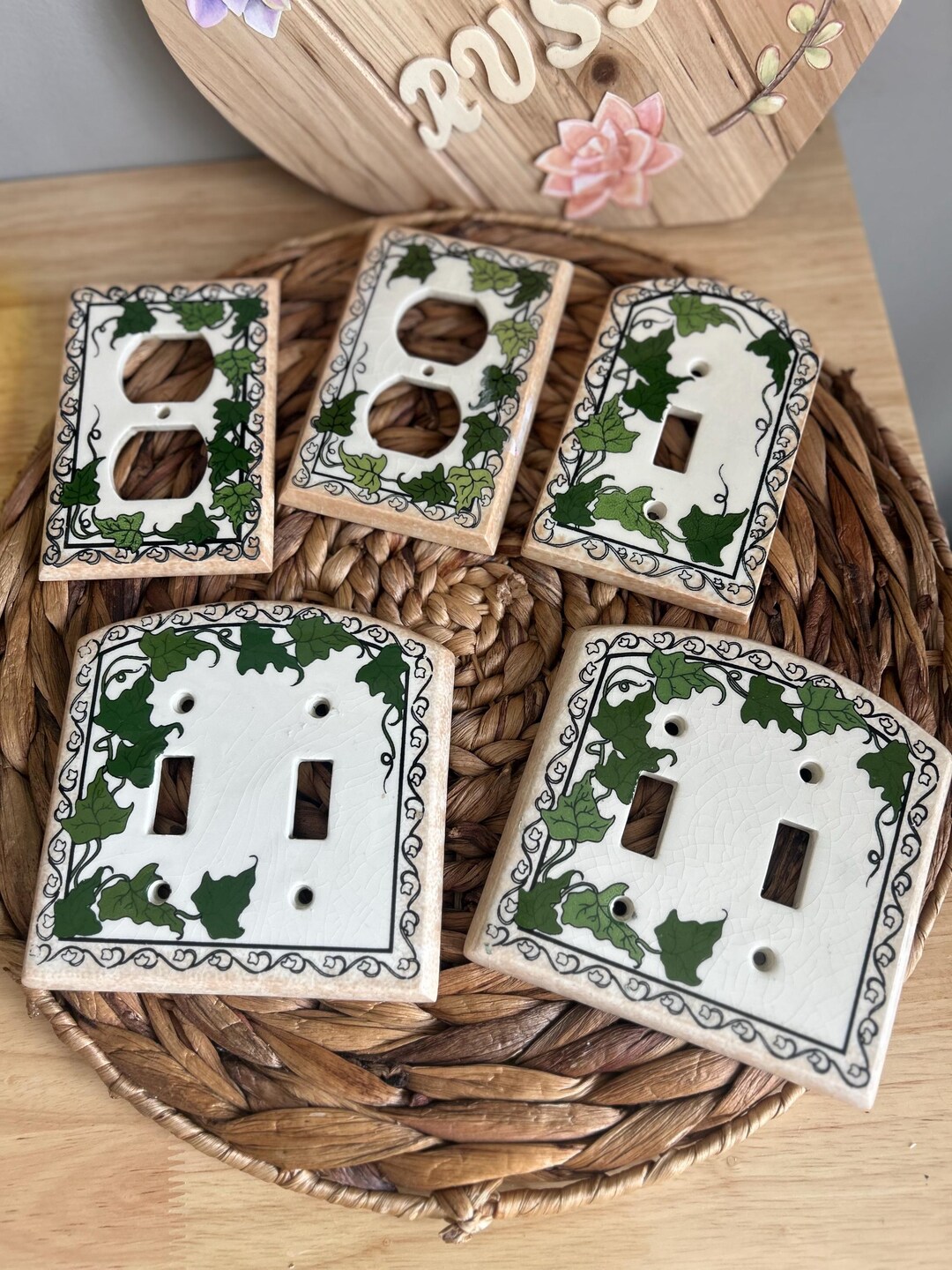 Hand Painted Light Switch Covers