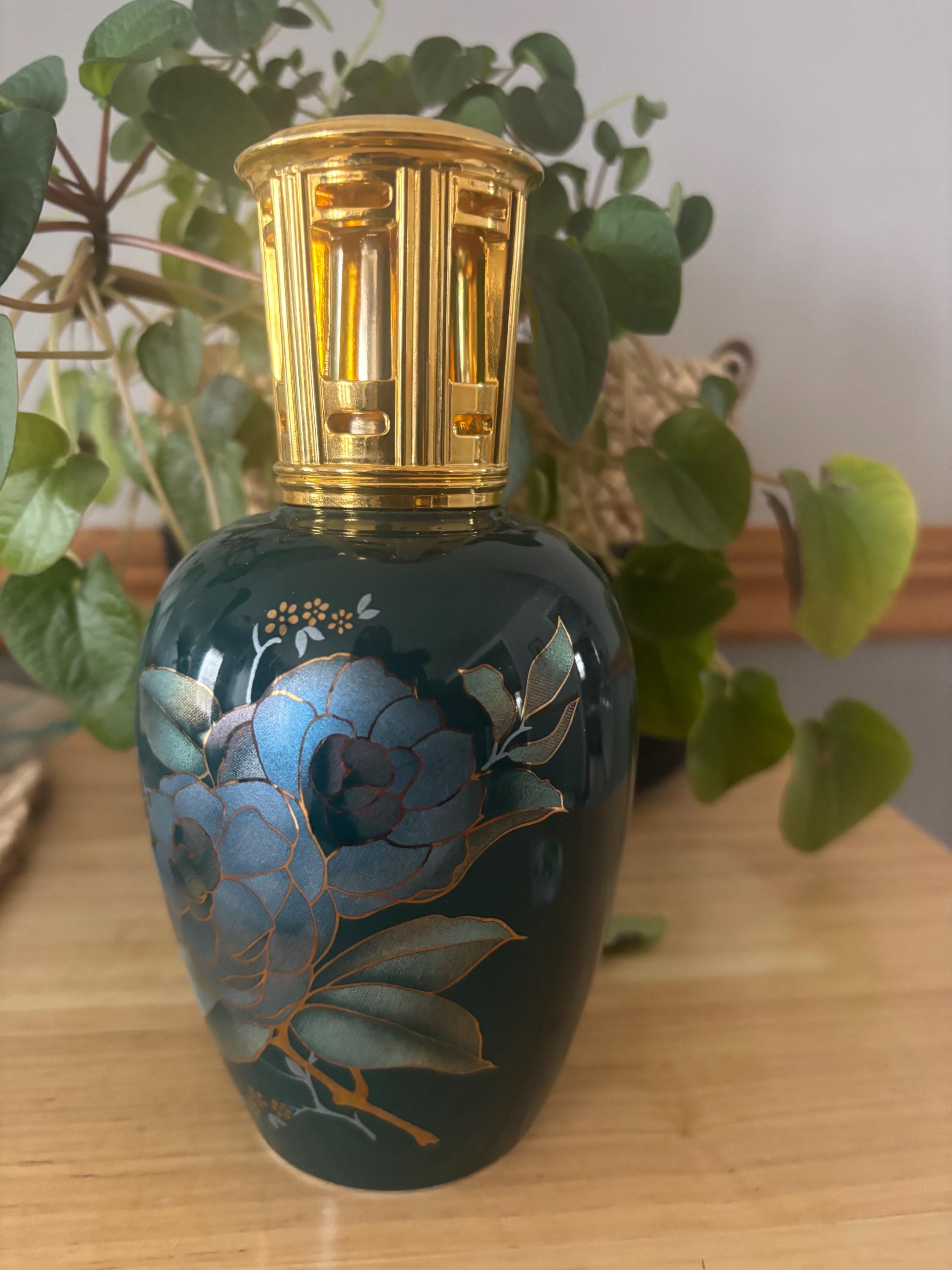 Vintage Green Lampe Berger Limoges From France Artoria Floral - Etsy