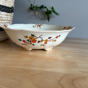 Alfred Meakin Delicia Art Deco Vintage Servierschale 10 Zoll Made in England