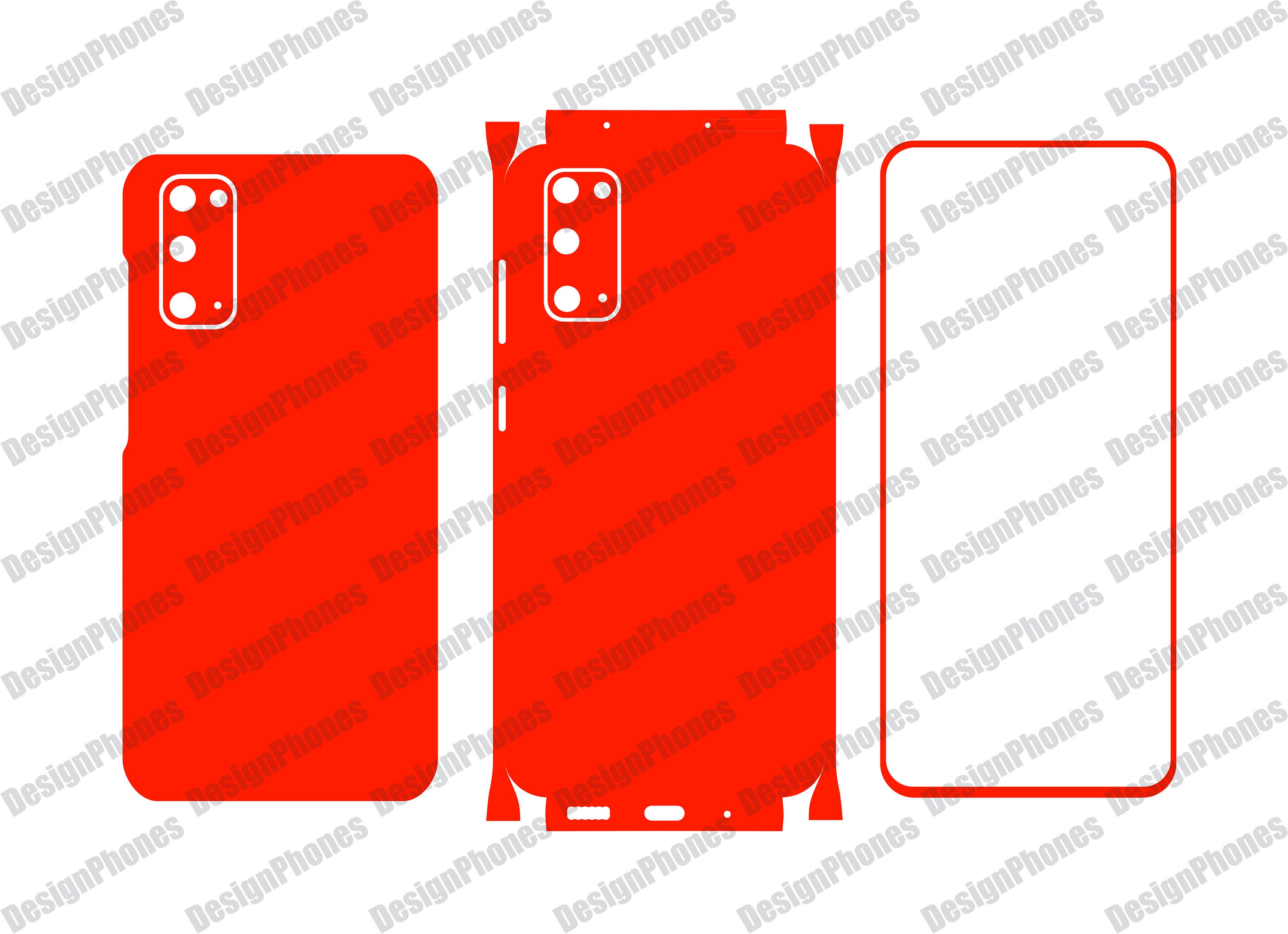 Samsung Galaxy S20 Skin Cut Template File for Vinyl Cutting Etsy
