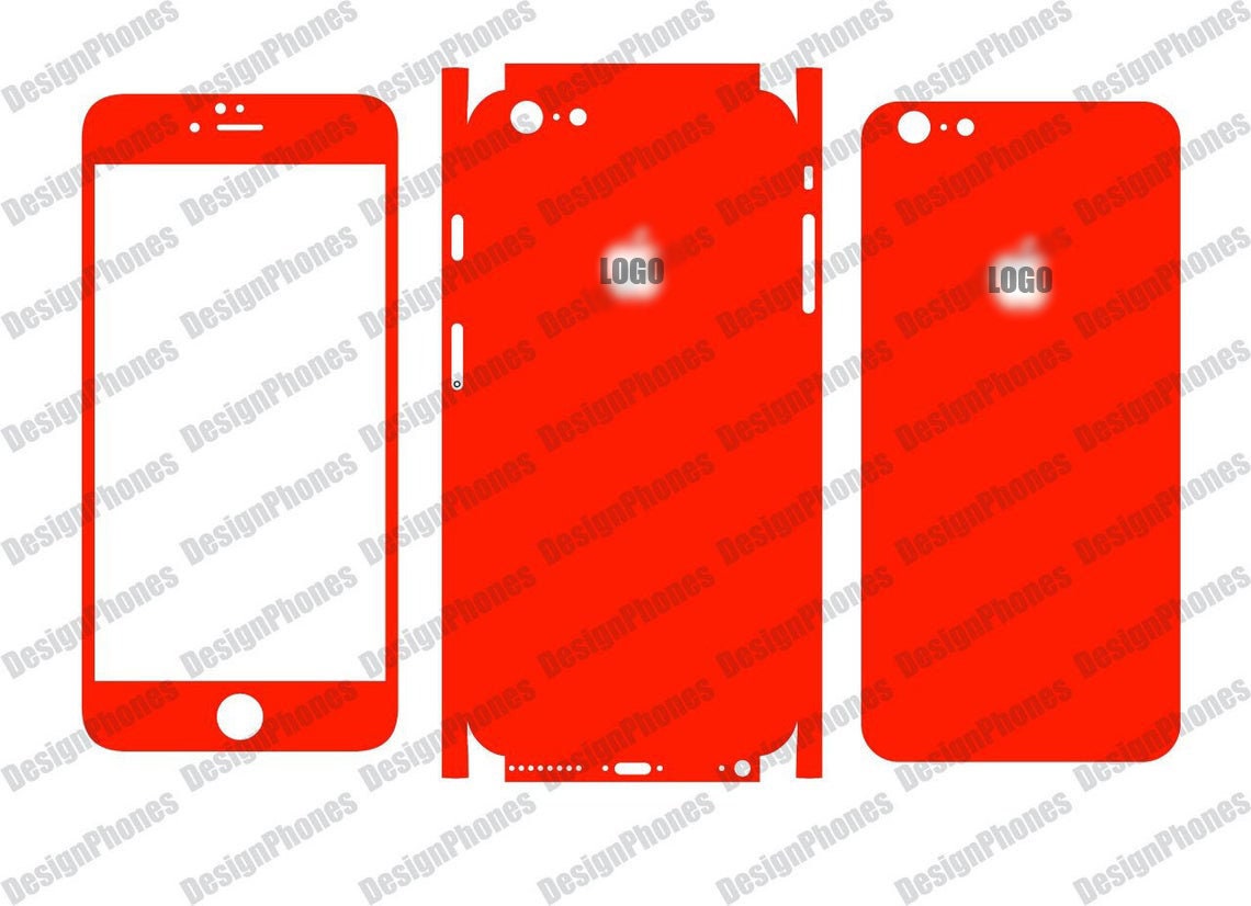 IPhone 6-6s Plus Skin Cut Template File for Vinyl Cutting vector ...