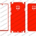 Samsung Galaxy S8 Plus Skin Cut Template File for Vinyl Cutting vector ...