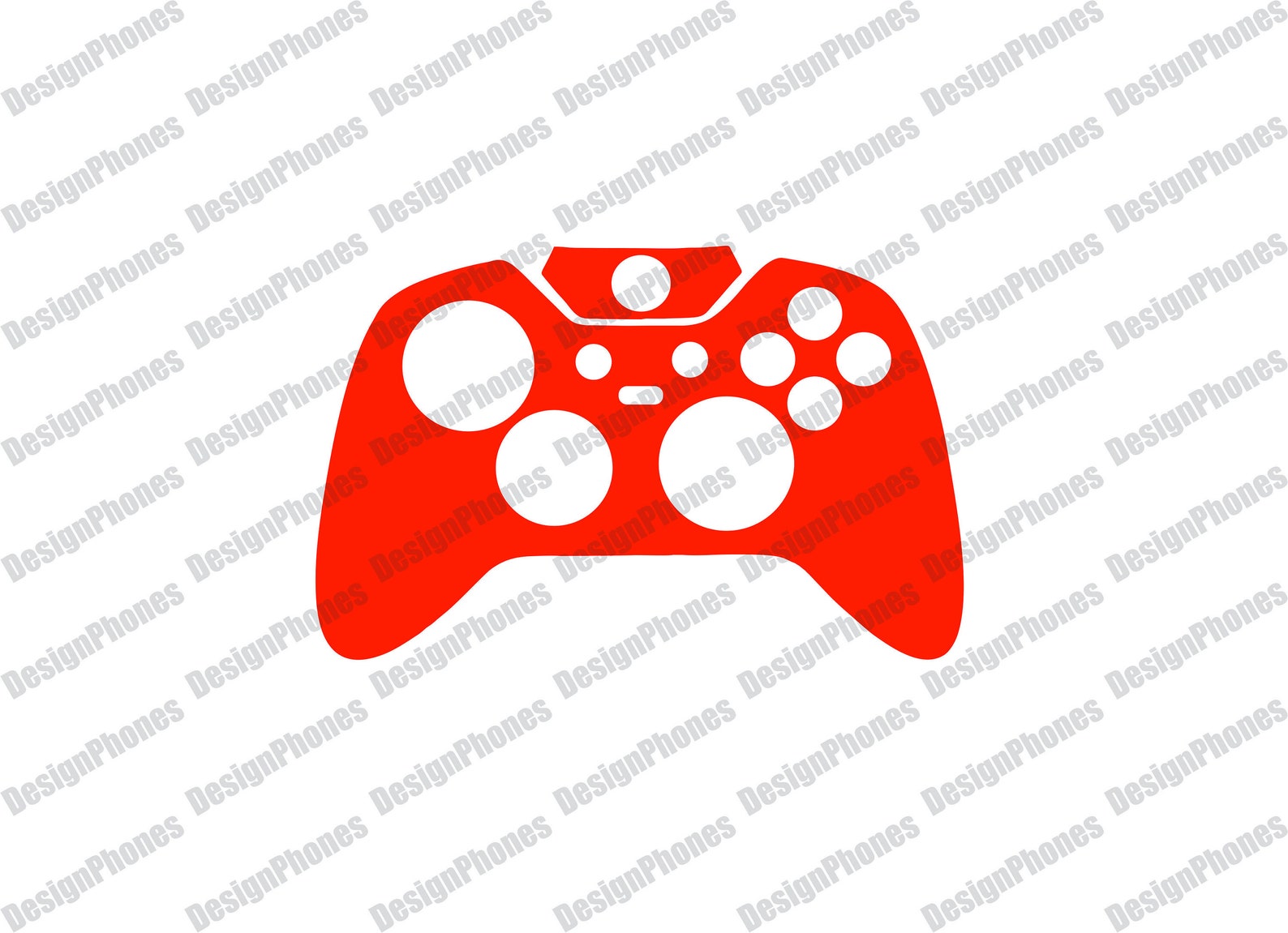 Xbox X Gamepad Controller Skin Cut Template File for Vinyl Cutting