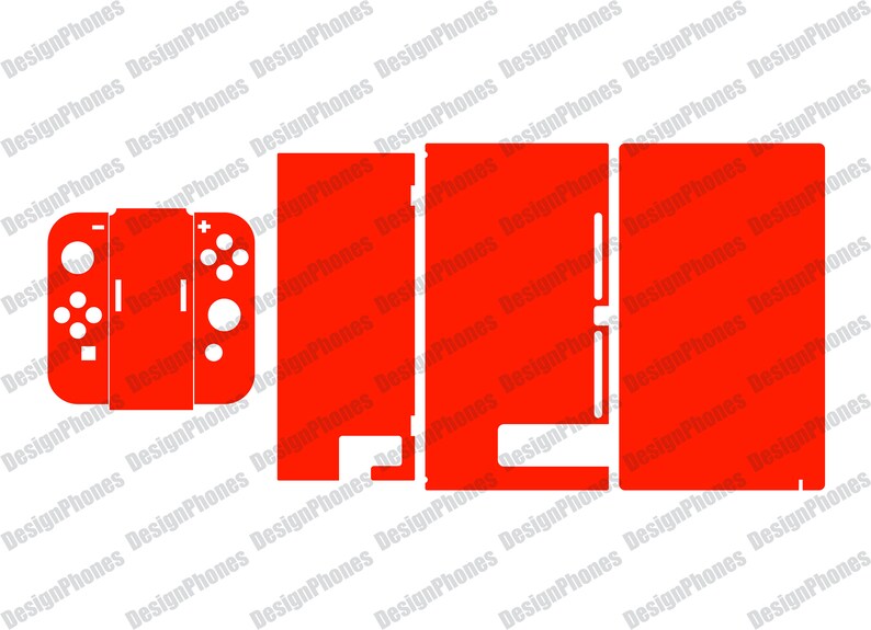 Download Nintendo Switch NS skin cut Template File for vinyl ...
