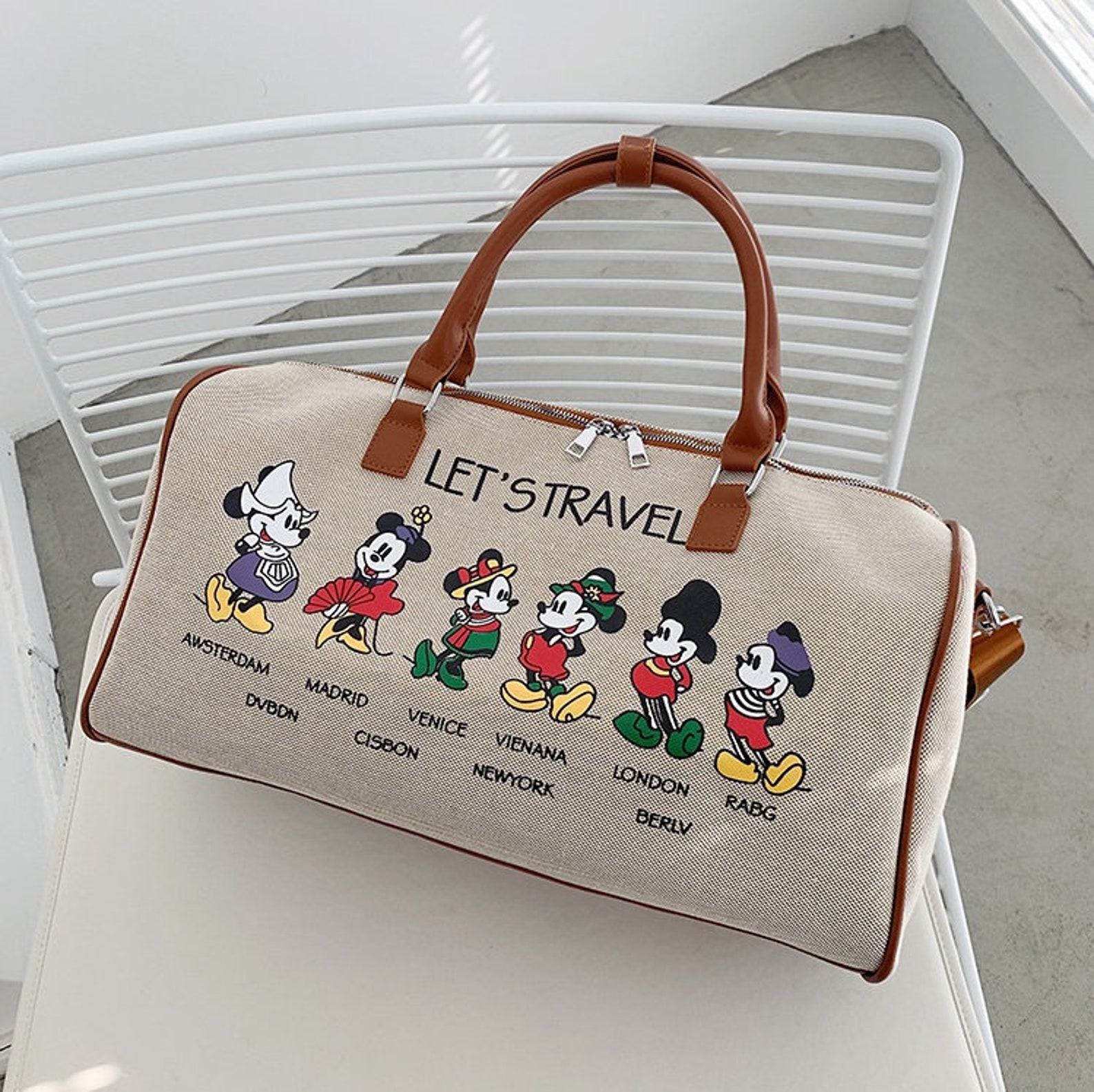 travel bag mickey mouse