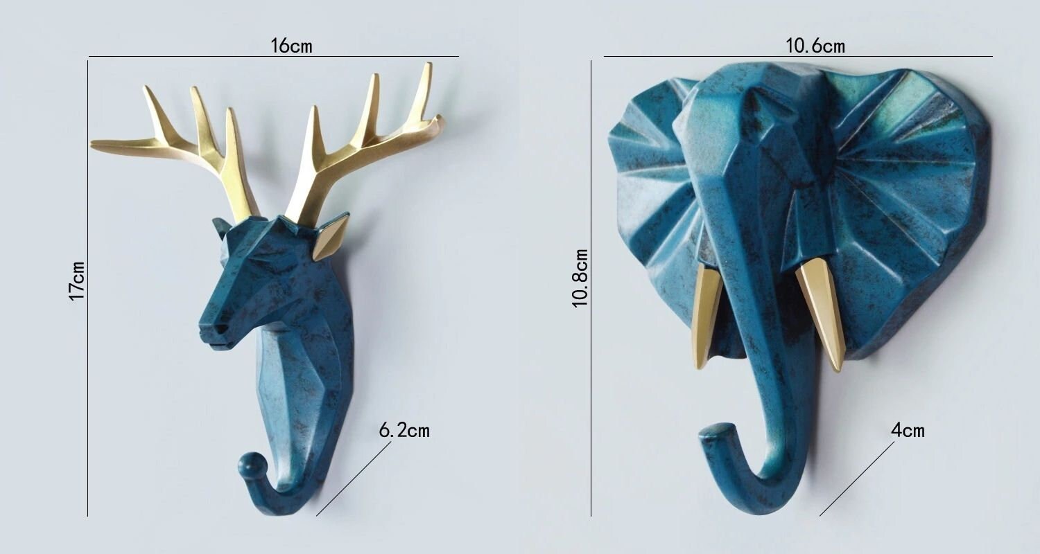 Animal Themed Coat Hook Creative Wall Hangers Wall Hooks Etsy