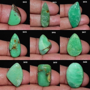 A One Quality Chrysoprase Gemstone, Natural Chrysoprase Jewelry, Chrysoprase Cabochon, Chrysoprase, Gemstones, Smooth Polish Cabochon,