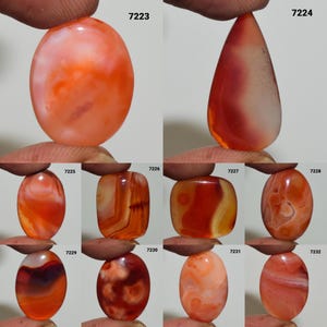 Attractive Carnelian Cabochon, Natural Carnelian Gemstone, Carnelian Jewelry, Loose Carnelian Stone, Carnelian, Multi Jewelry Making Stone,
