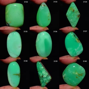 100%Natural Chrysoprase gemstone, Chrysoprase Jewelry, Chrysoprase cabochon, Chrysoprase, Gemstones, Smooth Polish Chrysoprase Cabochon,