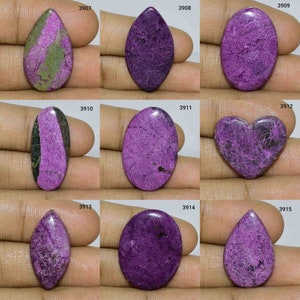Attractive AAA For Making Jewelry 23x21x6 mm BB-3935 Quality 100/% Natural Purpurite Square Shape Cabochon Loose Gemstone 34 Ct