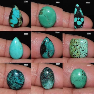 Exklusiver Tibetischer Türkis Cabochon, 100% natürlicher Türkis Edelstein, Low Price Tibet Türkis Cabochon, Türkis Schmuck,