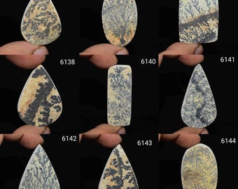 A One Quality Psilomelane Dendrite Gemstone - Natural Psilomelane Dendrite Cabochon - Psilomelane Dendrite Use Jewelry - Semi Precious Stone
