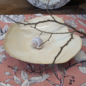 Wonderful unique: bowl, candlestick, decoration, unique, handmade, D approx. 20 cm x 4.5 cm (H)