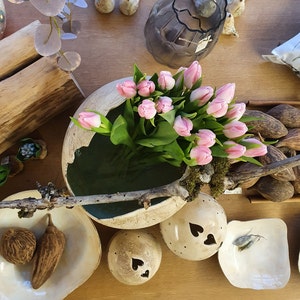 Vase, bowl, candlestick, unique, handmade, densely fired