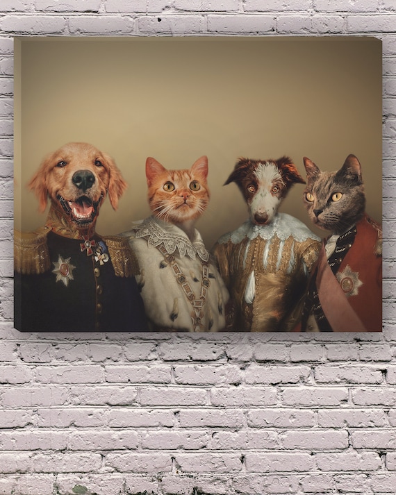 The Empire Custom Pet Portrait Personalised Renaissance 