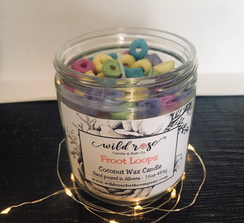 Fruit Loops Candle16oz Candle Gift Idea Etsy