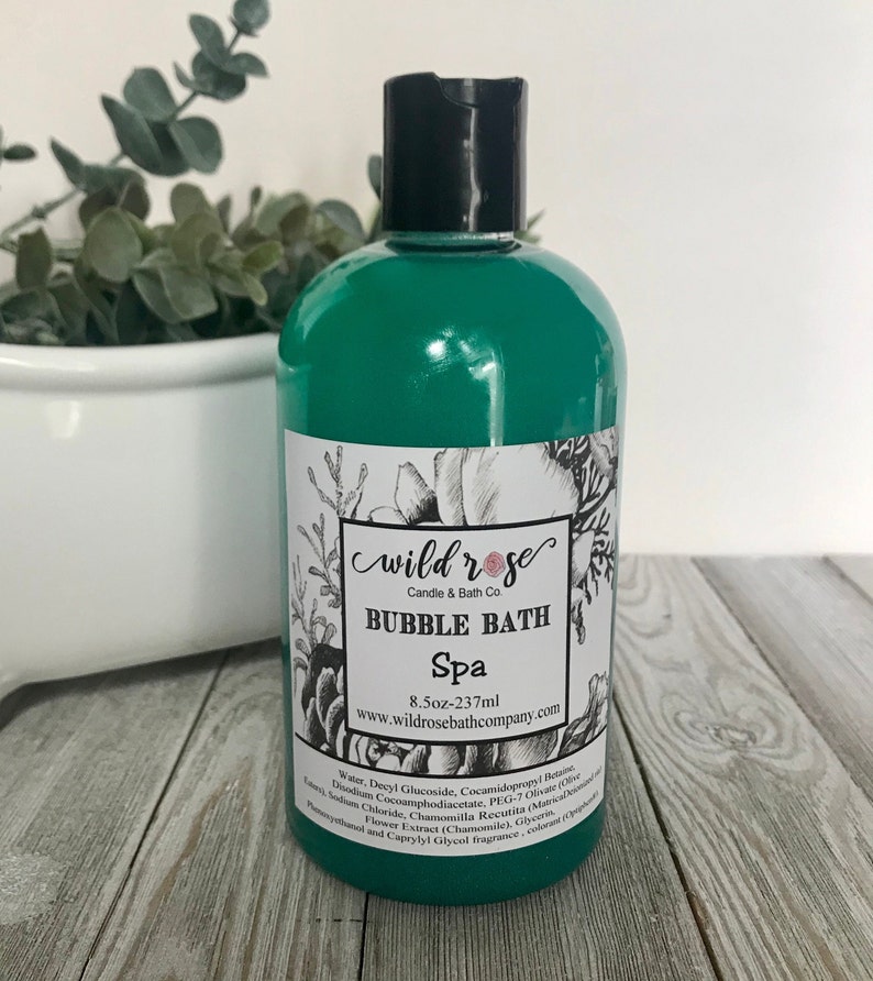 Spa Orchid Bubble Bath Liquid Bubble Bath Vegan Bubble Etsy